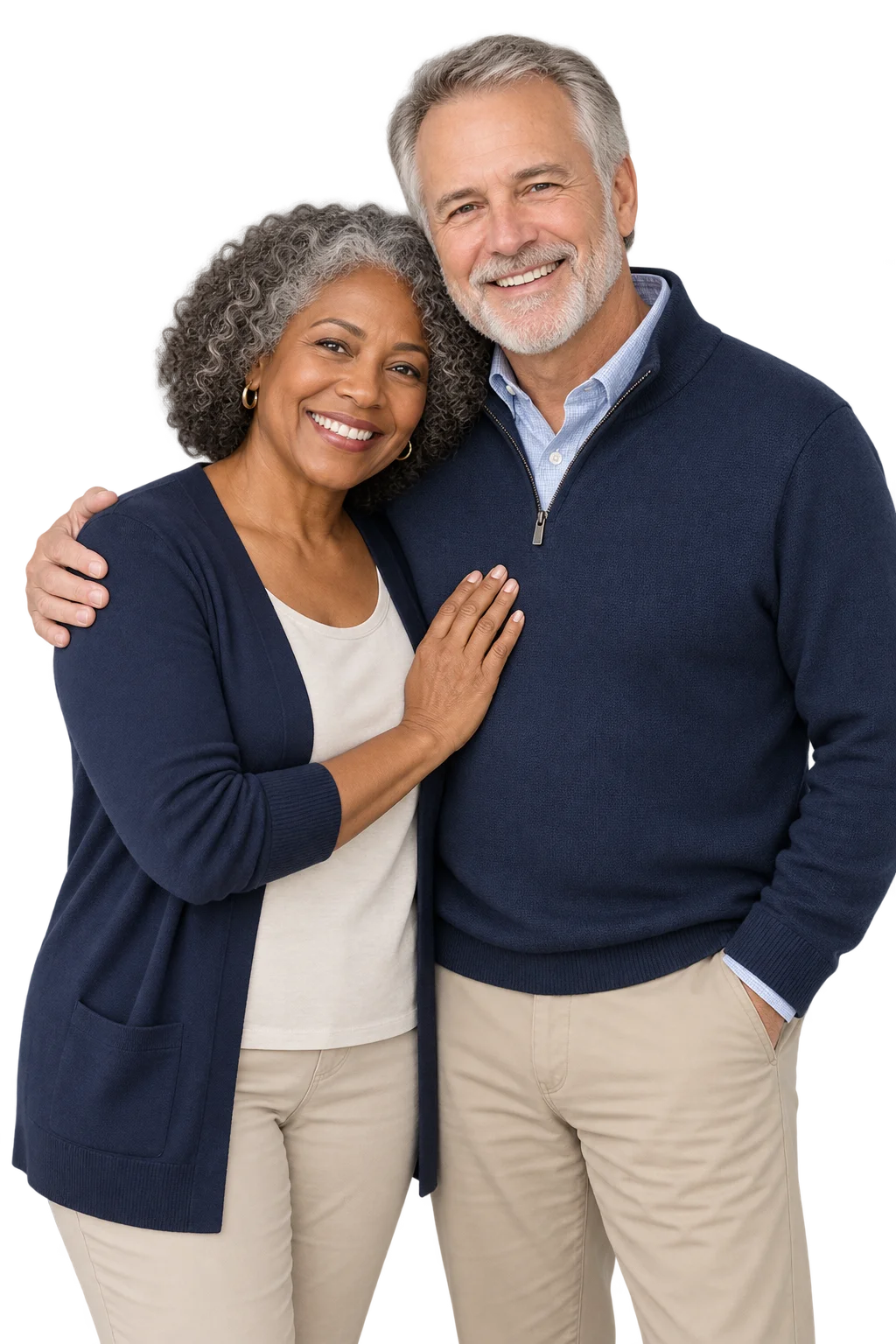 Couple looking forward to retirement together